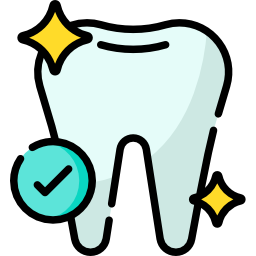 An icon of a clipboard with a paper that has a tooth drawn in the middle.